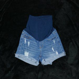 SONG Maternity Denim Shorts